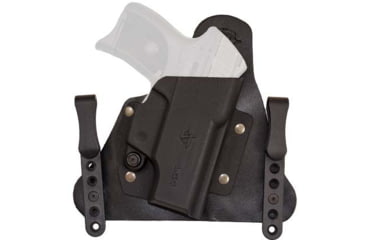 Image of Comp-Tac Cavalry IWB Hybrid Holster, Glock - 43, Right Hand, Standard Clip, Black, C550GL069RBSN