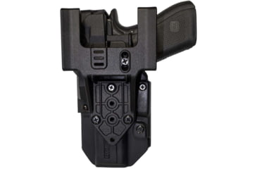 Image of Comp-Tac CT2-H Holster, Level II Holster with Hood, Glock - 19/23/32 Gen 1 2 3 4 - Left Hand, Black, C946GL052LBKN