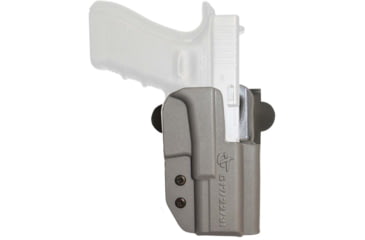 Image of Comp-Tac International OWB Kydex Modular Mount, Glock - 20/21 with Rail, Right Hand, Wolf Grey, C241GL054RWGN