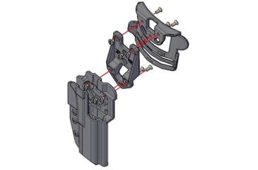 Image of Comp-Tac International OWB Holster, Canik TP9SF Elite, Right, Black, C241CA017RBKN