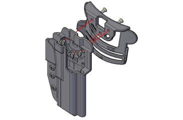 Image of Comp-Tac International OWB Holster, Canik TP9SF Elite, Right, Black, C241CA017RBKN