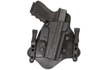 Image of Comp-Tac MTAC Premier IWB Hybrid Concealed Carry Holster, CZ P-01, Left Hand, Black Leather/Kydex, 739189108718