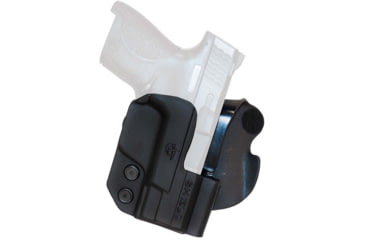 Image of Comp-Tac OTW Paddle Holster, Glock 17/22/31 with rail FBI Cant, Right Hand, Black, C212GL043RBKF