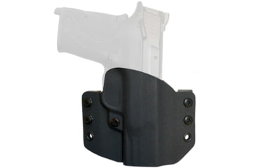 Image of USED Comp-Tac OWB Concealed Kydex Warrior Holster, Smith &amp; Wesson M&amp;P 9 Shield/Smith &amp; Wesson M&amp;P 40 Shield, Right Hand, Black Kydex, C708SW149RBKN, EDEMO1, Condition Fair, Other