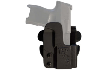 Image of Comp-Tac Paddle OWB Hip Competition Holster, Glock 17/22/31 + TLR 7, Speed Cant, Left Hand, Black, C212GL246LBKS
