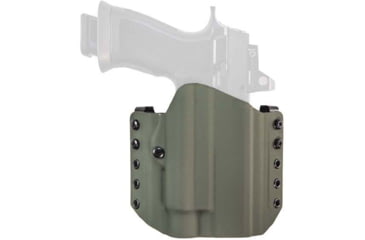 Image of Comp-Tac Warrior with Light OWB Kydex Holster, Sig -P320/RX Full Size 9/40 + TLR-1/HL, Right Hand, Olive Drab, C828SS242RODN