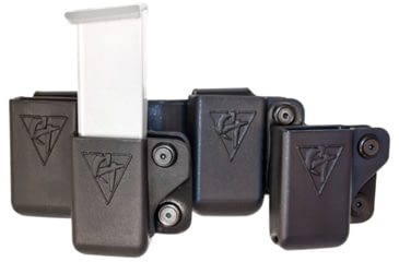 Image of CompTac Beltfeed 4 Mag OWB Kydex , Black , Left, 1911 Single Stack, KAHR, Springfield XD - S, Sig 220, C66801000LBKN