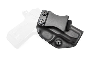 Image of Rounded IWB KYDEX Holster, Kimber Micro 9, Right Hand, Black, KBR-MICRO9-BK-RH-VAR