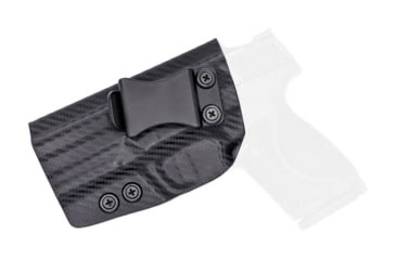 Image of Rounded IWB KYDEX Holster, S&amp;W M&amp;P 9/40 M2.0 3.6in Compact/Sub-Compact, LH, Black, SWN-MP940M2036C-BK-LH-VAR