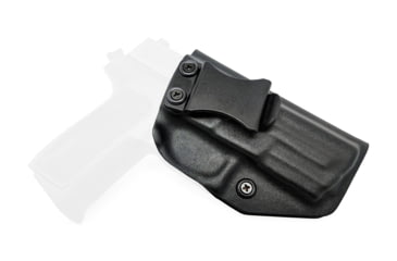 Image of Rounded IWB KYDEX Holster, Sig Sauer SP2022, Right Hand, Black, SSR-SP2022-BK-RH-VAR