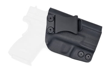Image of Rounded IWB KYDEX Holster, Springfield XD 3in Sub-Compact, Right Hand, Black, SFA-XD3SUB-BK-RH-VAR