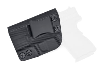 Image of Rounded IWB KYDEX Holster, Springfield XD MOD.2 3.3in 45 ACP Sub-Compact, Left Hand, Carbon Fiber, SFA-XDMOD245-CF-LH