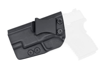 Image of Rounded IWB KYDEX Holster, Springfield XD-S 4.0in, Left Hand, Black, SFA-XDS40-BK-LH-VAR