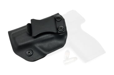Image of Rounded IWB KYDEX Holster, Taurus PT709/PT740 Slim, Left Hand, Black, TRS-PT709S-BK-LH