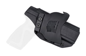 Image of Rounded OWB KYDEX Paddle Holster, Taurus G3C, Right Hand, Black, TRS-G3C-BK-RH-OWBPDL