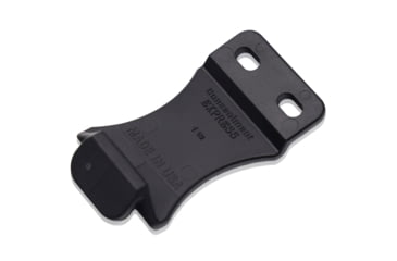Image of Rounded Standard 1.5in Fiber Reinforced Stealth Belt Clip for IWB Holster, Black, One Size, CEX-150BLTCLP