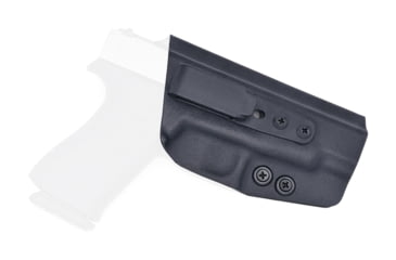 Image of Rounded Tuckable IWB KYDEX Holster, Glock 48, Right Hand, Black, GLK-G48-BK-RH-TUCK