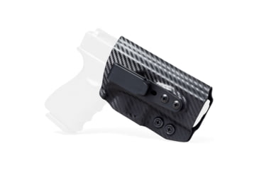 Image of Rounded Tuckable IWB KYDEX Holster, Sig Sauer P365, AMBI Tuckable IWB KYDEX Holster, Black, SSR-P365-BK-TUCK-RMR