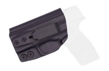 Image of Rounded IWB KYDEX Holster, Springfield Armory HELLCATPRO, Right Hand, Black, SFA-HELLCATPRO-BK-RH-VAR