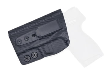 Image of Rounded Tuckable IWB KYDEX Holster, Taurus G3C, Left Hand, Carbon Fiber, TRS-G3C-CF-LH-TUCK