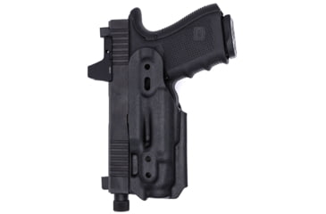 Image of Rounded Weapon Mounted Light Holster for Streamlight TLR-7, Ambidextrous, Black, CEH000009