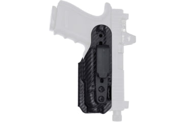 Image of Rounded Weapon Mounted Light Holster for Streamlight TLR-7, Ambidextrous, Carbon Fiber, ARC-TLR7-CF-XFER