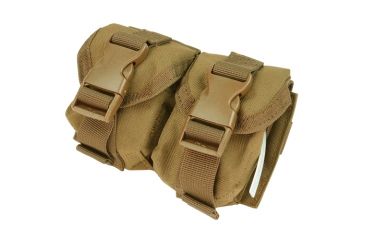 Image of Condor Outdoor Double Frag Grenade Pouch, Coyote Brown, MA14-498