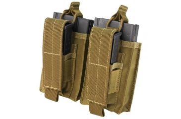 Image of Condor Outdoor Double Kangaroo M14 Mag Pouch, Coyote Brown, 191040-498