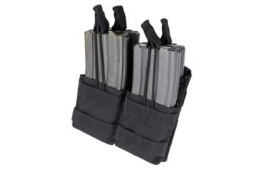 Image of Condor Outdoor Double Stacker M4 Mag Pouch, Black, MA43-002
