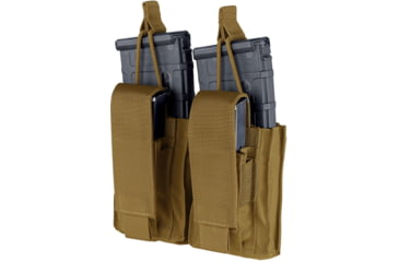 Image of Condor Outdoor Gen 2 Double Kangaroo Mag Pouch, Coyote Brown, 12-191232-498