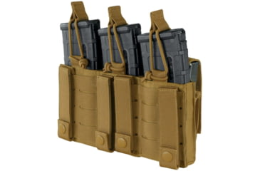 Image of Condor Outdoor Gen2 Triple Kangaroo Mag Pouch, Coyote Brown, 191233-498