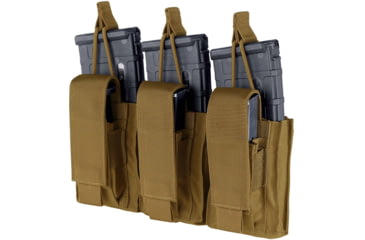 Image of Condor Outdoor Gen 2 Triple Kangaroo Mag Pouch, Coyote Brown, 12-191233-498