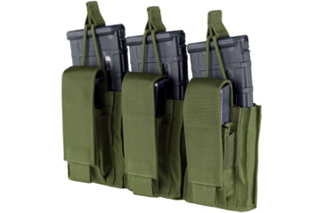 Image of Condor Outdoor Gen 2 Triple Kangaroo Mag Pouch, Olive Drab, 12-191233-001