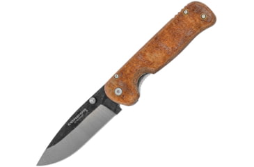 Image of Condor Krakatoa Linerlock Desert Folding Knife, 3.5 natural finish 1095HC steel blade, Desert tan canvas micarta handle, CTK3938-4.27HC