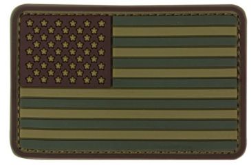 Image of Condor Outdoor PVC US Flag Patch, 6 Pc/Pack, Multicam, 181004-008