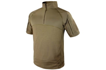 Image of Condor Outdoor Short Sleeve Combat Shirt, Small, Tan, 101144-003-S