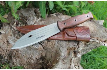 Image of Condor Tool and Knife Primitive Bush Knive, 420 Hc Stainless Steel Blasted Satin Blade, Hardwood Handle, CTK242-8
