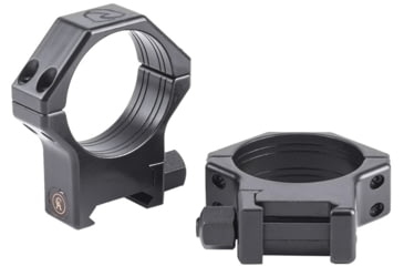 Image of Riton by Contessa 34mm Hardened Steel Picatinny Rifle Scope Rings, 12mm height, Black, NSN #, XRC3412S23