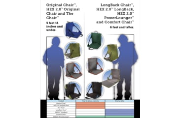 Image of Crazy Creek Original Chair Army, Green, 421559