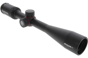 Image of Crimson Trace Brushline Pro Rifle Scope, 4-12x40mm, 1in Tube, Second Focal Plane, CT Plex Reticle, MOC Coating, Black, 01-01490