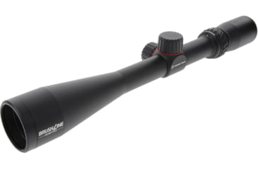 Image of Crimson Trace Brushline Rifle Scope, 4-12x40mm, 1in Tube, Second Focal Plane, CT Custom BDC Rimfire Reticle, MOC Coating, Black, 01-01590