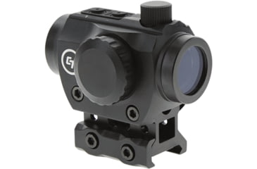 Image of Crimson Trace 1244743 CTS-25 Black 4 MOA Red Dot Reticle, Includes Riser