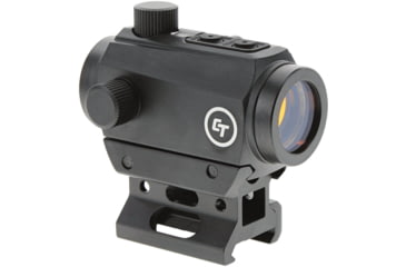 Image of Crimson Trace 1244743 CTS-25 Black 4 MOA Red Dot Reticle, Includes Riser