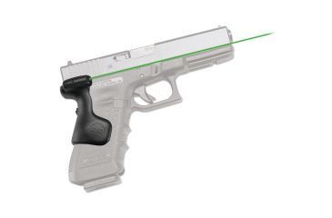Image of Crimson Trace Fits Glock Gen 3 Green Laser Grip, Black, Full-sized Guns LG-637G