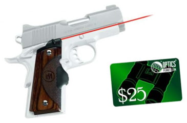 Image of Crimson Trace Master LaserGrip Laser Sight for 1911 Compact, Walnut LG-909 w/ 25 Dollar Email Gift Certificate