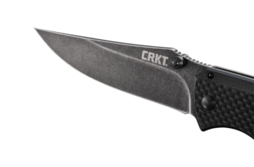 Image of CRKT Burnout, Designed By Mj Lerch in Sussex, Folding Knife W/Frame Lock, 3.66in, Plain Edge, Stonewash Finish, 4123K