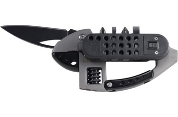 Image of CRKT Columbia River Guppie Multi-Tool with Caribiner Gate, Adjustable Wrench, Bit Carrier Plus, Bead Blasted, 9070