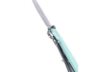 Image of CRKT Ibis Frame Lock Folding Knife, 3.08in, 14C28N, Drop Point Blade, Blue Handle, 2560