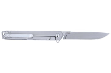 Image of CRKT Stylus Folding Knife, 3.21in, CPM S35VN Stainless Steel, Drop Point Blade, Gray G10 Handle, K830TXP