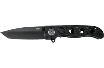 Image of CRKT M16-02DB Assisted Opening Folding Knife, 3.12in, D2 Blade, Tanto, Black Aluminum Handle w/Deadbolt Lock, Black, M16-02DB